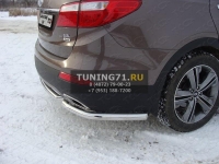 Защита задняя 60,3 мм Hyundai Santa Fe Grand 2014